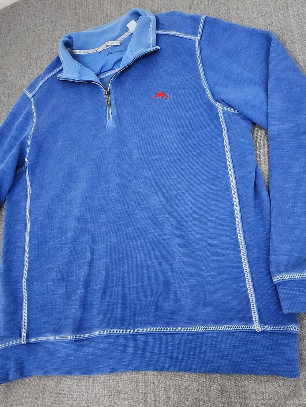 Tommy Bahama Pullover 1/4 Zip Up Sweater. Large